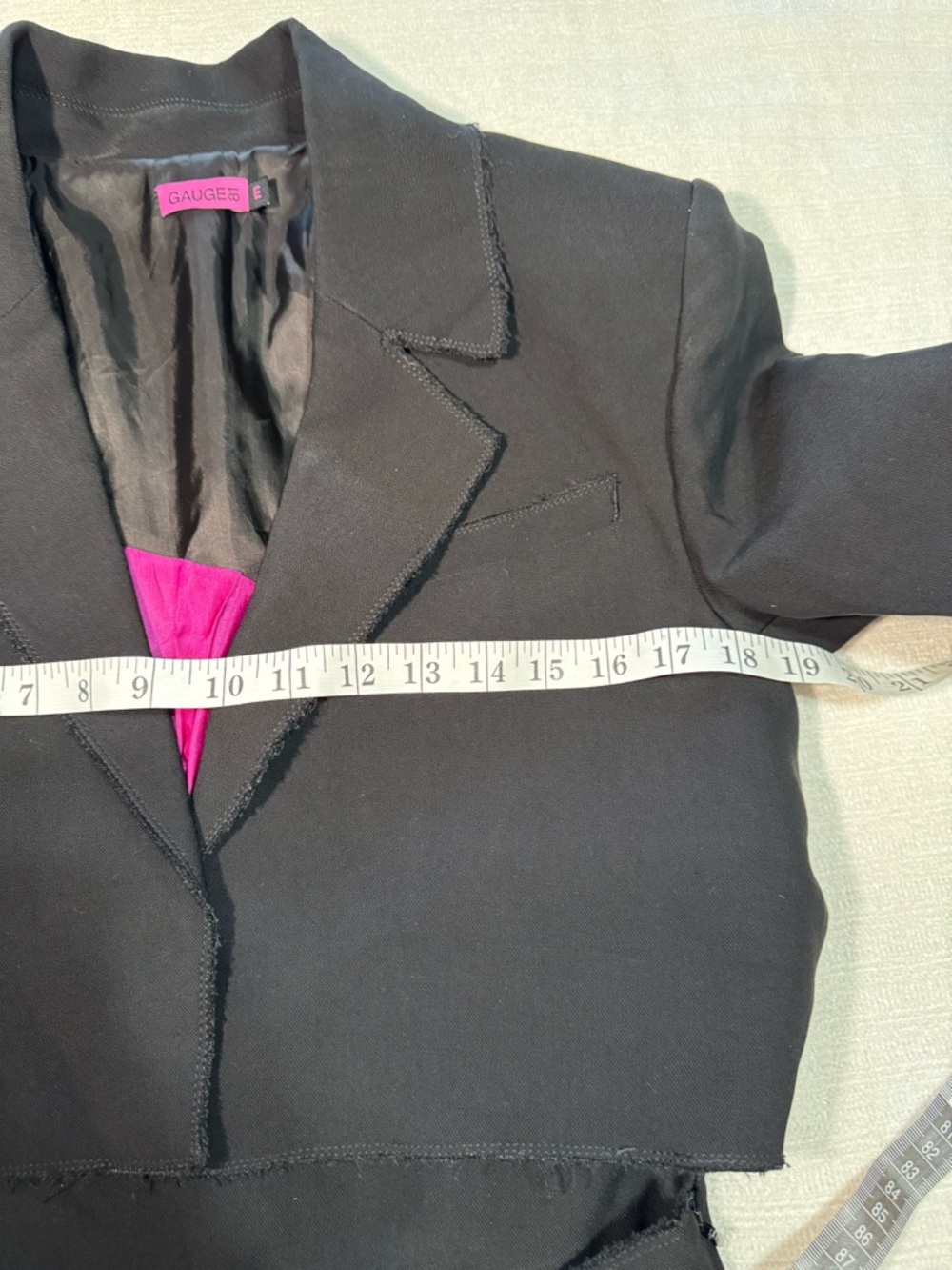 HADERA Mini Dress From The Brand GAUGE81, look like two pieces Suit. - Picture 8 of 12
